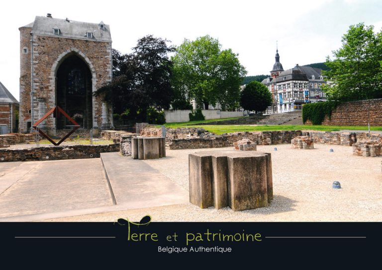 343. Vue sur les ruines de l’ancienne abbaye de Stavelot La Photo