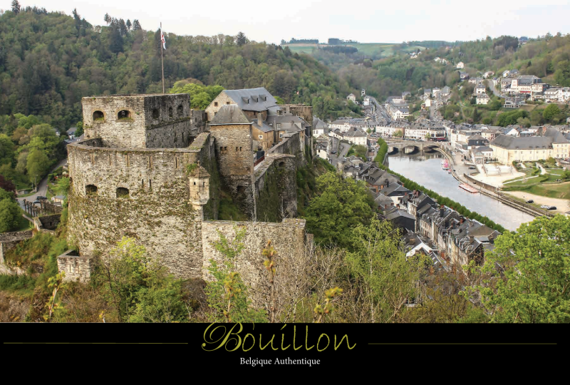 724. Vue sur Bouillon et son château